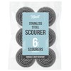 Topest Stainless Steel Scourer | 6 Pack | Muti-Purpose Dish
