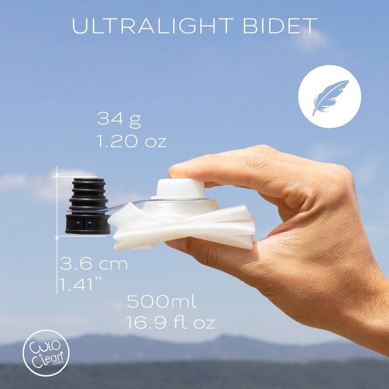 CuloClean Tragbares Bidet mit flexibler Flasche (500 ml, 499.8 ml)