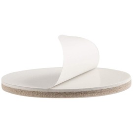 SoftTouch 3" Round Heavy-Duty Felt Furniture Pads - Protect Surfaces from Scratches & Damage, Beige (16 Pack)