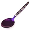 BNAZIND Kunz Purple Spoon | 18/10 Stainless Steel Titanium Shiny