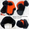 HEYANN Winter Trapper Hat Faux Fur Hat for Men Women