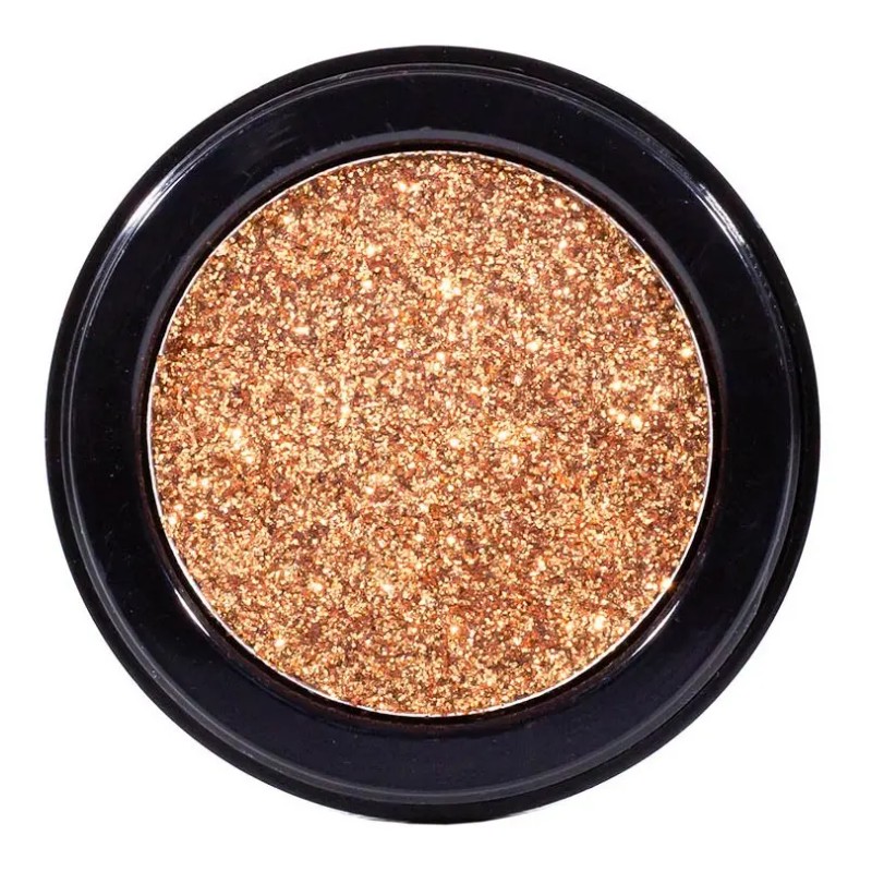 Pink Up, Glitter Compacto, Alta Adherencia, Textura Suave Sombra Gold