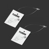CODIRATO Pack of 500 Safety Threads Transparent Loop Pins Loop