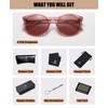 DUCO Classic Round Polarized UV400 Protection Vintage Shades Sunglasses for