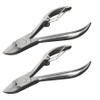 High-end stainless steel toenail clippers, 2 pieces, original product / 고급형 스텐 발톱깍이 니퍼, 2개, 본품