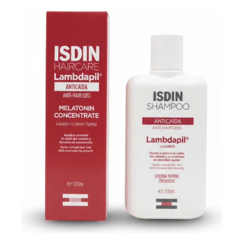 Lambdapil Shampo Y Locion Isdin Tratamiento Anticaida