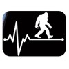 Bigfoot Lifeline TP 227 8 inch decal sticker sasquatch horse