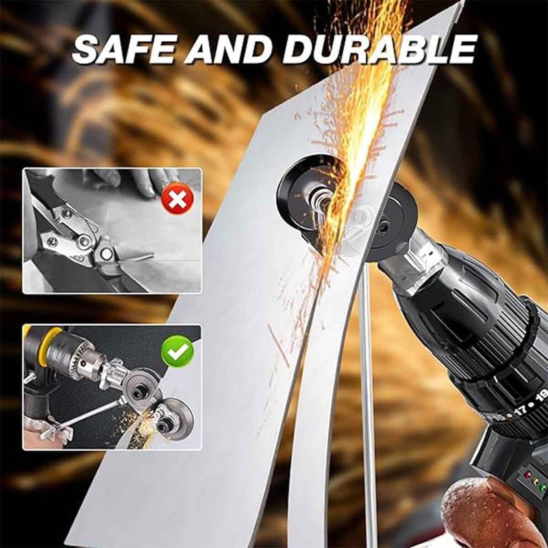 Portable Electric Drill Cutting Tool-Precision Sheet Metal Punching and Shearing