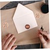 DOITOOL 2 Rolls Autumn Decorative Sticker Roll Thanksgiving Envelope Seals