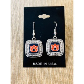 Auburn Tigers Bling Dangle earrings