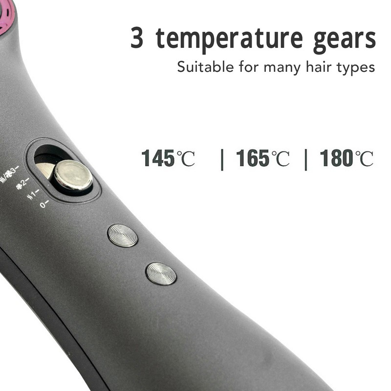Hair Straightening Brush 3 Temperature Gears Anion Hair Straightener Comb