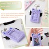 Plush Card Holder con Clip Protector para Tarjetas Id y