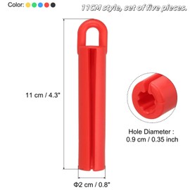 Liyquint Billiard Cue Tip Hanging Clamp Holder Set – Wall Mount Hook for Pool Sticks & Snooker Cues, Rubber Accessories Hanger for Billiard Bar, Home, or Game Room (Durable & Space-Saving) (11CM)