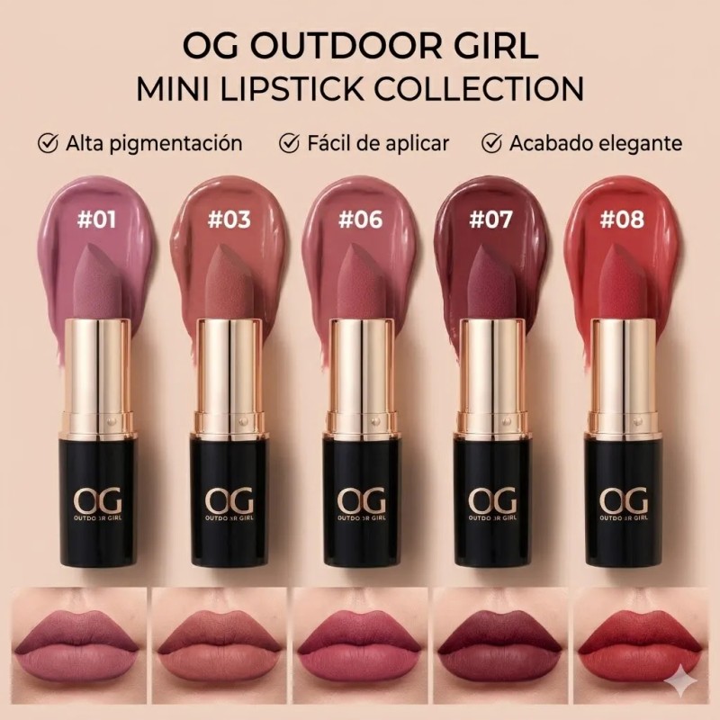 OG Premium Moisturizing Matte Red Lipstick – Long-lasting, Elegant Finish