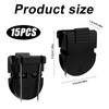 Tinoaly 15pcs Cubicle Clips, Plastic Cubicle Clips for Fabric Walls