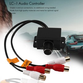 Jevina Volume Control - Car House Audio Amplifier Bass Gain Level Volume Control Lc-1 Black