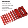 Jectse Height Gauge Blocks, 9PCS Aluminum Alloy Setup Bars Table