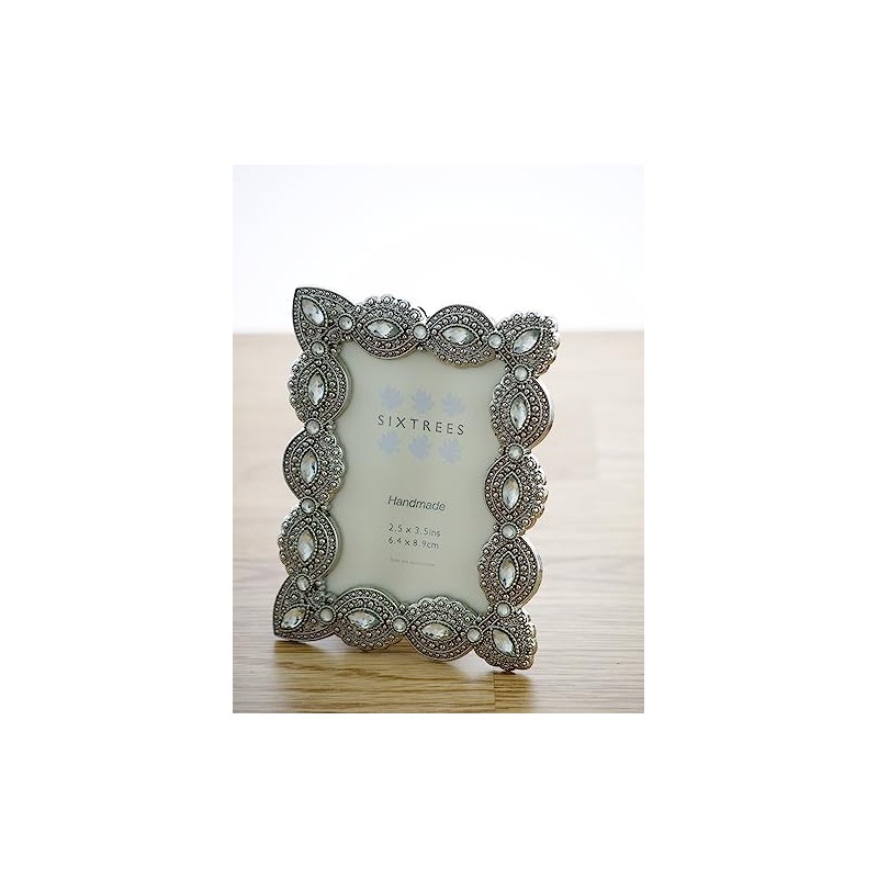 Antique Vintage and Shabby Chic Style silver metal photo frame