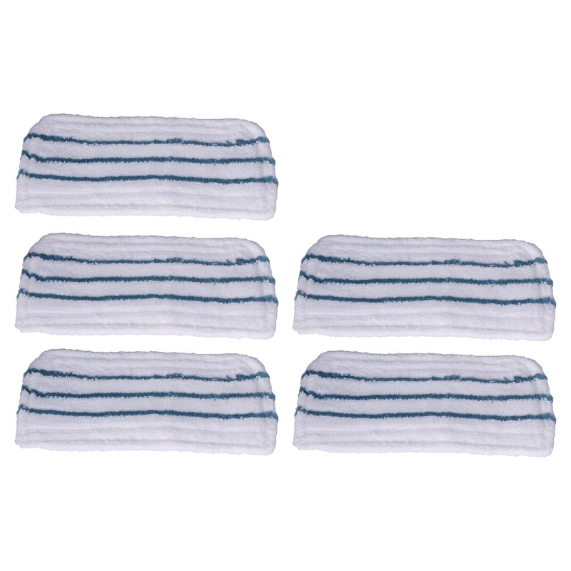 5PCS Washable Fiber Mopping Pads Replacement Steam Mop Accessory Fit