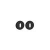 THIRARD 00966775 - Pair of Round Escutcheons Diameter 50, Black
