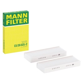 MANN-FILTER CU 26 025-2 Cabin Air Filter for Cars and Transporters
