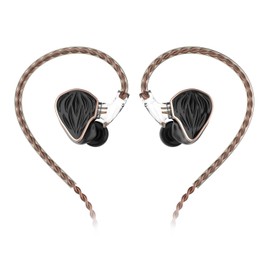 HIDIZS MS3 1DD+2BA Hybrid HiFi Wired Earphones In-Ear Dual Magnet Dual Chamber Dynamic Driver with 3 Tuning Filters 0.78mm 2pin Re-Cable Design, Chinese Earphones, 4.4mm