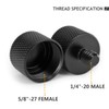 Frgyee 5/8 to 1/4 adapter, Mic Thread Adapter 5/8" Female