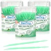 Stuzzicadenti aromatizzati alla menta, stuzzicadenti interdentali, con setole morbide, per