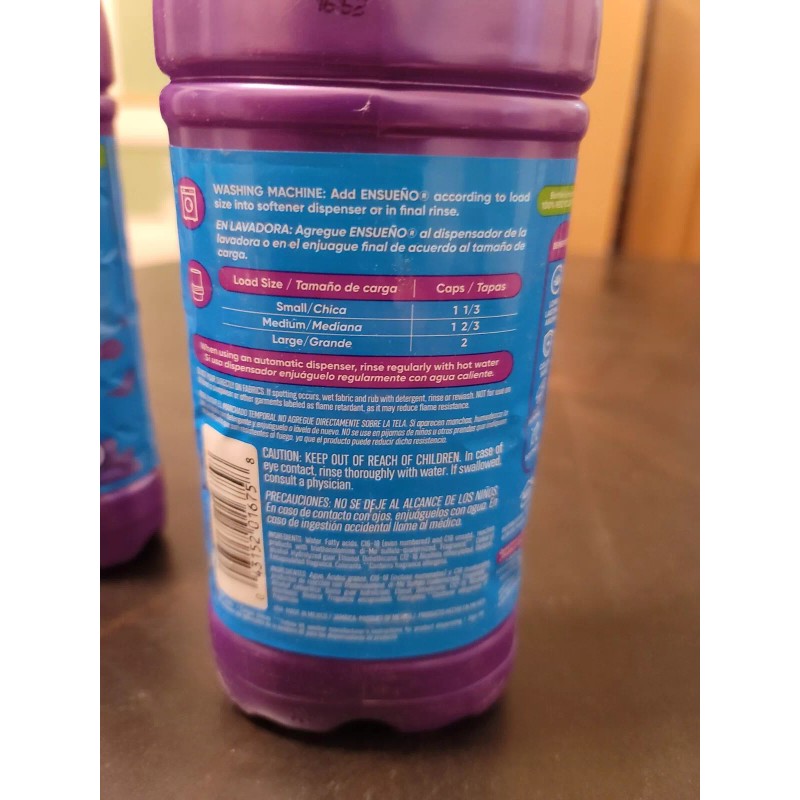 Undisclosed Ensueno Fabric Softener, Violet Bouquet 22 oz bottle LOT