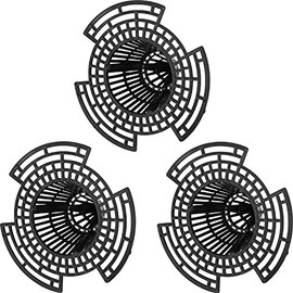 Safety 3 Mountain Pot Bottom Net, Set of 3, Small, Bottom 2.4 x 1.6 inches (60 x 40 mm)