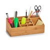 Zeller 25385 Organiser with 12 compartments, bamboo, approx. 25.4 x