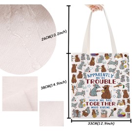 TSOTMO Remy Emile Movie Merch Le Petit Chef Cooking Gift for Remy Fans Foodie Gift Chef Kitchen Bag Food Lovers Gifts (Remy Tote)