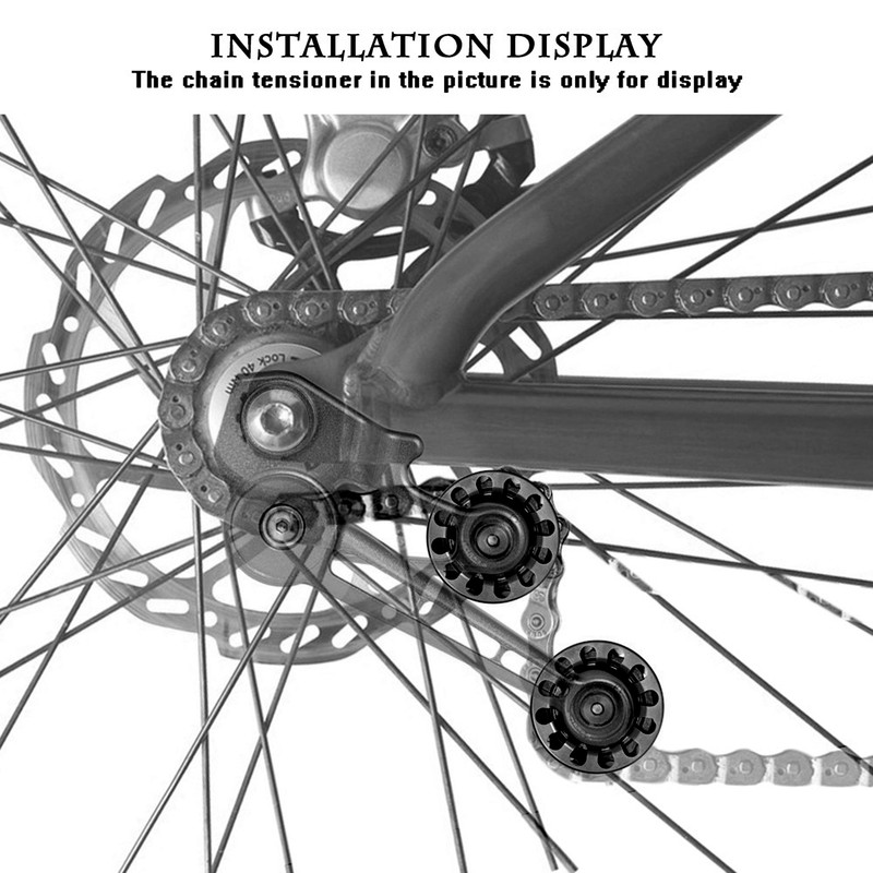 MEIJUN Bike Chain Guide Tensioner Refit Tower Wheel for Brompton
