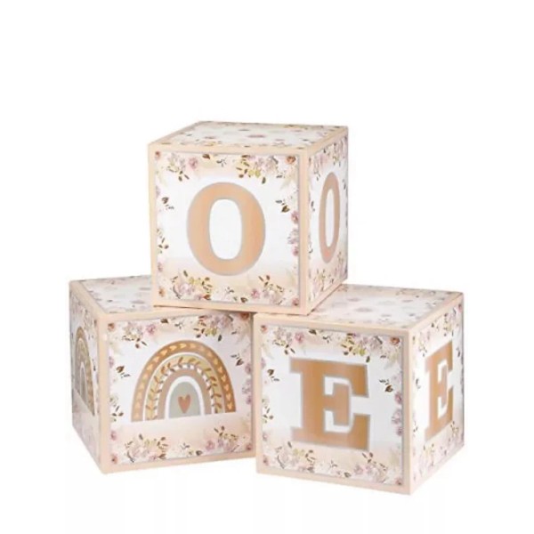 Does Not Apply 3Pcs Large Boho Rainbow One Year Girl