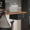 COREMINDED Under Desk Drawer Slide-Out – Lockable Metal Storage Drawers