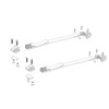 Bak Industries PARTS-356A0003 BAKFlip Buckle Kit Underside Buckle Ends w/Hardware