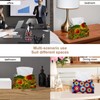 2 Pack Tissue Box Cover Holder, Sunflowers Painting Rectangle Leather