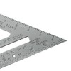 Aluminum Alloy Roofing Square,7" Rafter Angle Measure Triangle Guide Angle