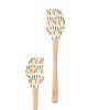 Tovolo Add a Little Spice Wood Handled Spatulart Spatula for