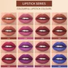 HWSHQY OO Dual Ended Lip Makeup,2-in-1 Matte Liquid Lipstick Lip