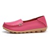 VenusCelia Zapatos de barco cómodos para caminar para mujer, Azul,