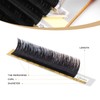 LASHVIEW 1S Fast Fan Silk Individual Eyelash Extensions 0.07mm Thickness