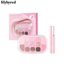 LILYBYRED Dewy Fit Palette Special Set 2items, Shade:02 Pink Milk Tea