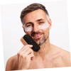 Gatuida 2pcs Beechwood Grooming Brush for Men Versatile Hair Styling
