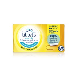 Lil-Lets SmartFit Regular Non-Applicator Tampons - pack of 32