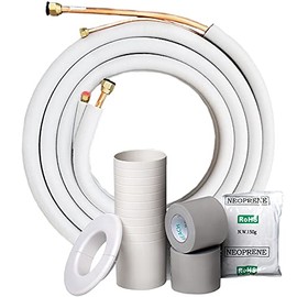1/4" x 3/8" MrCool Ductless Split System Line Set with Control Wire - 25 Ft
