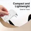 Adaptador divisor de pared vertical de 3 vías con 3