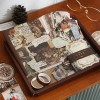 Journal Scrapbook Papel Stickers Y Agenda Vintage Calcomanía