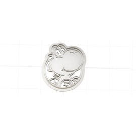 3D Printed Fan Art Cookie Cutter Inspired by Italian Plumber Video Game Yoshi Head