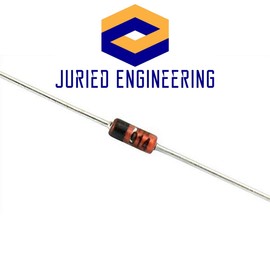 Juried Engineering 1N5250B 1N5250 (DO-35) DIODE ZENER 20V 500mW DO35 1N5250B 1N5250 (Pack of 5)